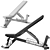 Rogue Adjustable Bench - Premium Quality Fitness Equipment 3D model small image 3