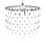 Modern Square Black/White Pendant Lamp 3D model small image 4