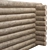 Rustic Log Cabin with Jute Rope 3D model small image 2