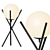 Sculptural Beauty: Giana Table Lamp 3D model small image 1