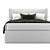 Modern IORCA Bed by Bolzan Letti 3D model small image 2