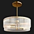 Beaming Elegance Chandelier 3D model small image 1