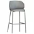 Sleek and Stylish Bar Chair 3D model small image 3