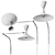 Industrial Chic: Marseille Wall Lamp 3D model small image 2