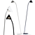 Capuccina Modern Floor Lamp by Mantra - Sleek and Stylish 3D model small image 1