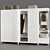 Modern IKEA IDANÄS Wardrobe Combination 3D model small image 2