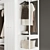 Modern IKEA IDANÄS Wardrobe Combination 3D model small image 3