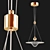 Sleek Clepsydra B Pendant Light 3D model small image 2