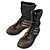 Vintage Scanned Boots 3D model small image 1