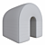 Scandinavian Soft Chair - Wuli Aliexpress 3D model small image 3