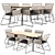 Milan Outdoor Carver - Realistic 3D Model with High-Resolution Textures 3D model small image 2