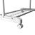 Adjustable Height Single Mobile Hanger with Shoe Shelf 3D model small image 8