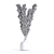 Elegant Pampas Flower Arrangement 3D model small image 2