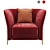 Modern Cosmo Armchair: Stylish, Comfy, and Versatile 3D model small image 17