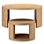 Folsom Nesting Coffee Tables 3D model small image 1