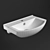 Sanita Luxe Best 65: Stylish Washbasin with Corona Render - Easy Download 3D model small image 3