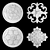 Regal Rosettes 17: Elegant 2016 Gold & Gypsum Blend 3D model small image 3