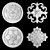 Regal Rosettes 17: Elegant 2016 Gold & Gypsum Blend 3D model small image 5