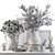 Nature's Delight Green Branch Set 3D model small image 5