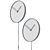 Modern Swing Wall Clock 3D model small image 1