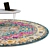 Circular Elegance: №280 Circle Rugs 3D model small image 2