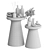 Modern Bathroom Accessories Set 3D model small image 6
