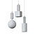 Vibrant VIAL Ceiling Lamp 3D model small image 2
