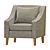 Modern Comfort: FLINSHULT Armchair 3D model small image 2