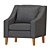 Modern Comfort: FLINSHULT Armchair 3D model small image 4