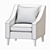 Modern Comfort: FLINSHULT Armchair 3D model small image 5