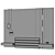 Sleek Modern Headboard Design 3D model small image 4