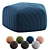 Pouffe Rena: Stylish Design for Any Space 3D model small image 1