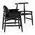 Elegant Teresina & Emilia Chairs with Illum Table 3D model small image 4