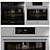 Modern Bosch Oven Collection 3D model small image 3