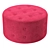 Velvet Pouffe Footstool  Tampa 3D model small image 2