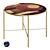 Solomia Straw Inlaid Coffee Table 3D model small image 2