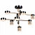 Qinet Modern Chandelier - Millimeter Precision 3D model small image 1