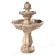 Solar Dual-Tier Fountain: Motion Blur Option 3D model small image 1