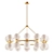 Elegant Brass Chandelier: Eichholtz Hutchinson 3D model small image 2