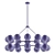 Elegant Brass Chandelier: Eichholtz Hutchinson 3D model small image 3