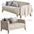 Ikea Linanes Sofa - Versatile and Stylish 3D model small image 15