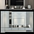 Modern TV Wall Unit: Chelsi 3D model small image 2