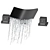 Dual-Handle Faucet Set 3D model small image 3