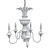 Handcrafted American Classic Chandelier 3D model small image 3