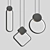 Geometric LED Pendant Lights 3D model small image 2