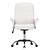 Elegant Fabric Office Chair 3D model small image 2