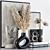 Elegant Decor Set: Plants, Vases, Books & More 3D model small image 3