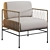 Modern Filaria Armchair: Stylish and Comfortable 3D model small image 5