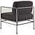 Modern Filaria Armchair: Stylish and Comfortable 3D model small image 1