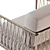 Modern Filaria Armchair: Stylish and Comfortable 3D model small image 2